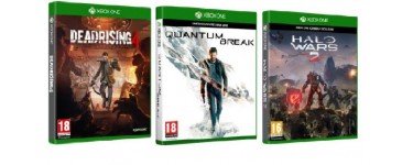 Boulanger: Pack Jeux Xbox One : Dead Rising 4 + Quantum Break + Halo Wars 2 à 34,99€ 