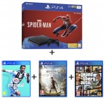 Auchan: Console PS4 1To Spider-Man + FIFA 19 + Assassin's Creed Odyssey + GTA V à 369,99€