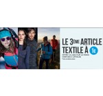 Ekosport: Le 3ème article textile à 1€