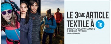 Ekosport: Le 3ème article textile à 1€