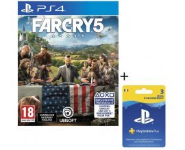 Cdiscount: Jeu PS4 Far Cry 5 + Abonnement Playstation Plus 3 Mois à 39,99€