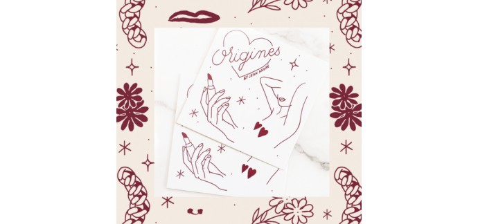 Origines Parfums: 3 dessins signés par Jean André + 1 tote bag + 1 planche de tattoos éphémères à gagner