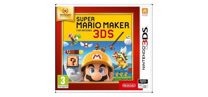 Cdiscount: Pack 4 jeux 3DS : Super Mario Maker + Mario & Luigi Paper Jam + Code Name : STEAM + Inazuma Eleven