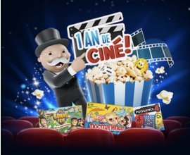 Hasbro: 1 an de cinéma offert pour l'achat de 2 jeux de société Hasbro Gaming