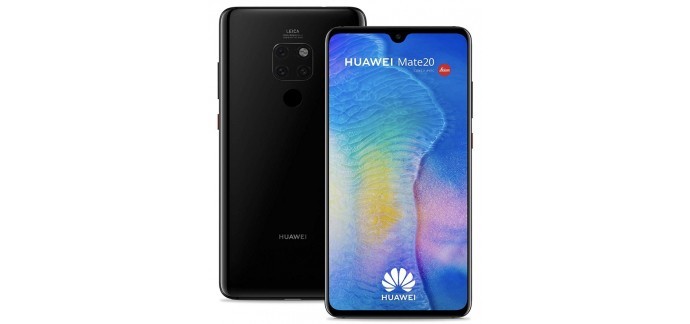 Amazon: Smartphone Huawei Mate 20 128 Go Noir à 688€ + 100€ de bon d'achat Amazon offerts