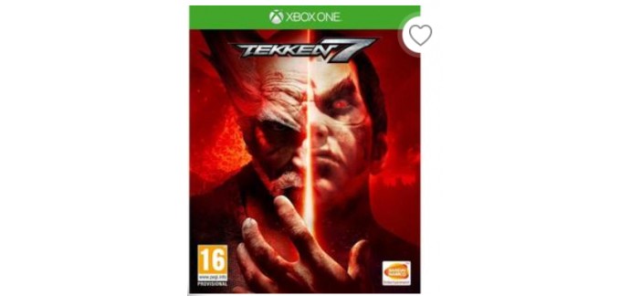 Cdiscount: Jeu XBOX One - Tekken 7, à 17,99€ au lieu de 22,85€