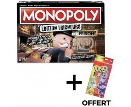 Cdiscount: MONOPOLY - Edition Tricheurs + 1 Uno Offert pour 21,80€