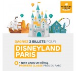 Première Classe: Deux billets pour Disneyland Paris avec une nuit dans un hôtel à gagner