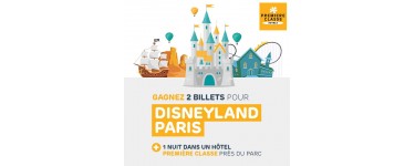 Première Classe: Deux billets pour Disneyland Paris avec une nuit dans un hôtel à gagner