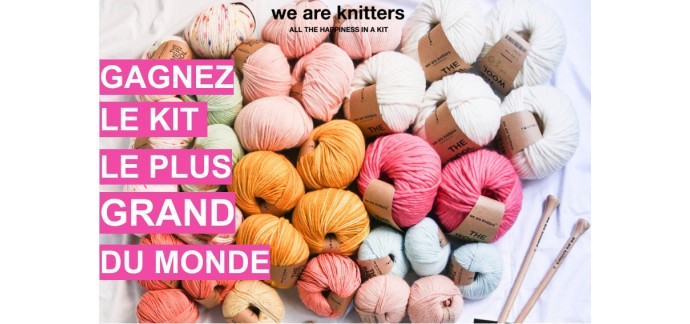 We Are Knitters: Un kit de tricot de 32 pelotes (valeur de 500€) à gagner
