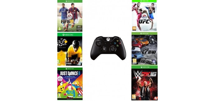 Rakuten: Manette Xbox One + 6 jeux Xbox One à 49€ au lieu de 199,99€