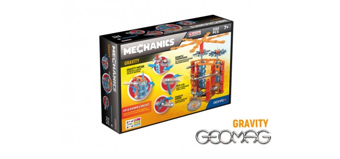 Magazine Maxi: 5 coffrets Geomag Mechanics gravity up down à gagner