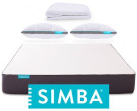 Simba Matelas: Un matelas acheté = 2 oreillers Simba Hybrid (50x70) + 1 protège matelas offerts