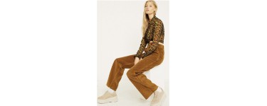 Urban Outfitters: UO - Pantalon Puddle habillé en velours côtelé à 4€