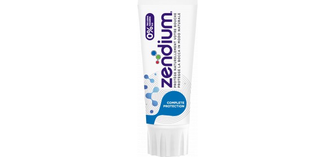 Zendium: Un échantillon gratuit de 15ml de dentifrice