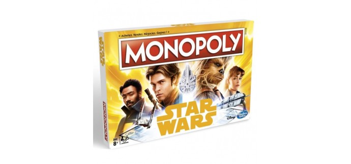 Cdiscount: Jeu de Société - Monopoly Star Wars : Han SOLO à 14,95€