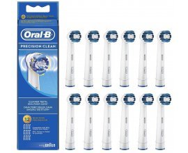 Amazon: 12 brossettes de rechange pour brosse à dents électrique Oral-B Precision Clean à 26,49€