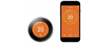 Leroy Merlin: Thermostat connecté et intelligent NEST (contrôlant le chauffage et l'eau chaude) à 199€