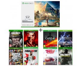 Auchan: Pack Xbox One S 500Go Assassin's Creed Origins + 8 jeux à 269€