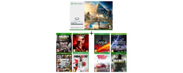 Auchan: Pack Xbox One S 500Go Assassin's Creed Origins + 8 jeux à 269€