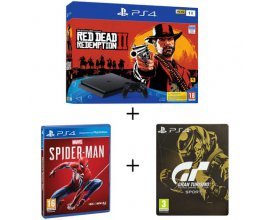 Auchan: Black Friday : PS4 1To Red Dead Redemption + Spider-Man + Gran Turismo Sport à 309,99€ (exclu web)