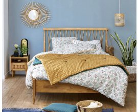 La Redoute: Lit + sommier Quilda bois 140 x 190cm à 295,64€
