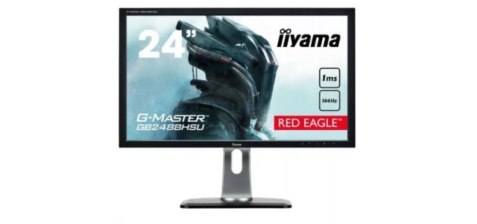 Rue du Commerce: Ecran PC Gamer - LED 24" IIYAMA GB2488HSU-B3 à 199€ 