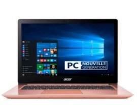 Boulanger: PC Portable 14" Acer Swift SF314-54-53DY (Rose) à 499€