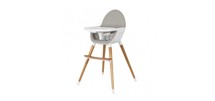 Cdiscount: Chaise haute Ergonomique en bois TANUKI -  2 positions, Mixte à 79,99€ 