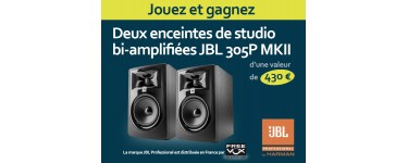 KR home-studio: 2 enceintes de studio bi-amplifiées JBL 305P MKII à gagner 