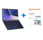 Rue du Commerce: PC Portable 14" FHD Asus ZenBook UX433FA-A5045T - Core i5, SSD 256 Go + Office 365 1an à 799,99€ 