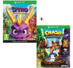 Cdiscount: Pack 2 jeux Xbox One : Spyro Reignited Trilogy + Crash Bandicoot N-SANE Trilogy à 49,99€