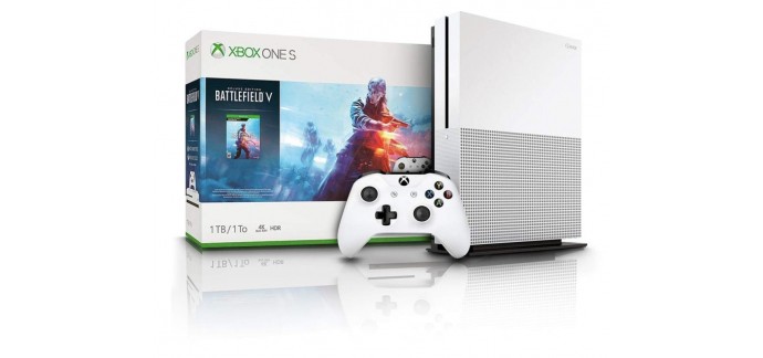 Amazon: Pack Xbox One S 1 To Battlefield V - Edition Deluxe à 179€ au lieu de 299,99€