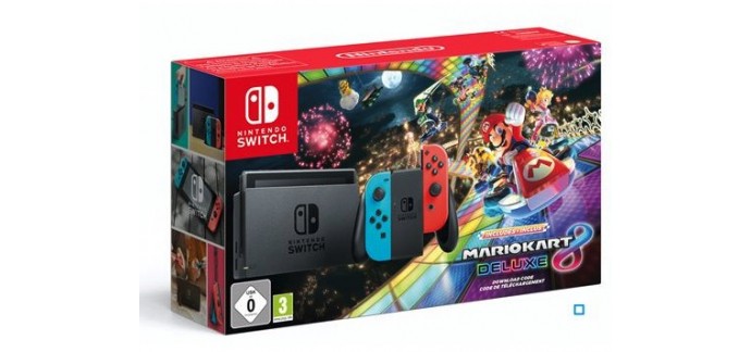 Micromania: Pack Nintendo Switch Mario Kart 8 Deluxe Edition Limitée à 299,99€