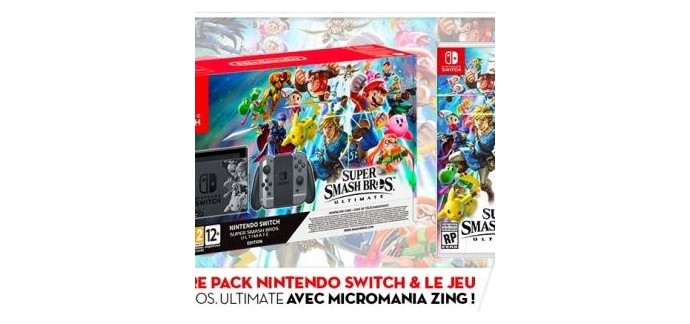 Virgin Radio: Un pack console Nintendo Switch avec un jeu "Super Smash Bros Ultimate" à gagner