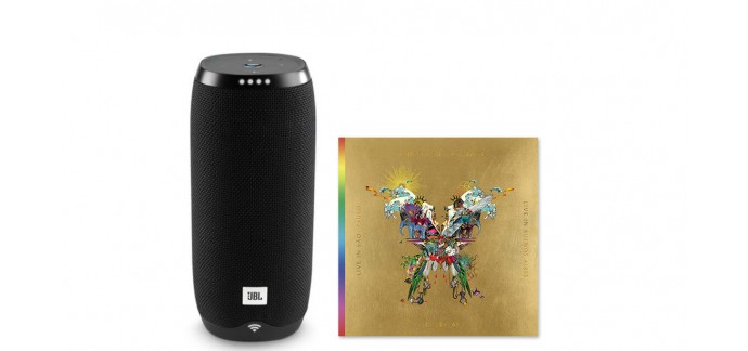 Chérie FM: 1 enceinte connectée JBL et le CD/DVD live "A Head Full Of Dreams" de Coldplay à gagner