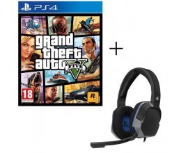 Cdiscount: Jeu PS4 GTA V + Casque Afterglow Level 3 à 39,98€