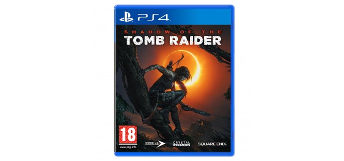 Amazon: Shadow of the Tomb Raider sur PS4 à 14,49€ au lieu de 69,99€