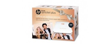 Fnac: Pack Mini imprimante photo HP Sprocket Plus Blanc au prix de 159,99€