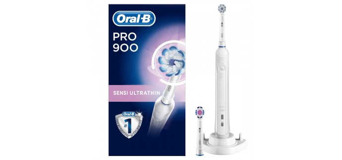 Amazon: Brosse à dents électrique Oral-B Pro 900 avec minuteur à 39,99€