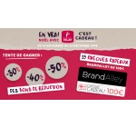 Mondial Relay: Des bons de réduction jusqu'à -50% et 15 chèques cadeau "Brandalley" de 100€ à gagner