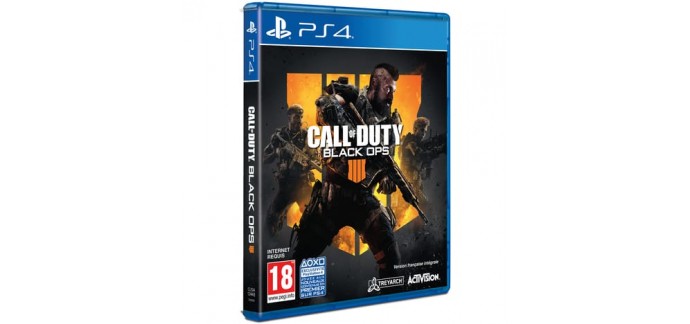 Auchan: Jeu PS4 Call Of Duty Black OPS 4 à 39,99€ 