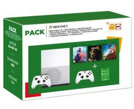 Fnac: Pack Xbox One S 1 To + 2e manette + 3 jeux Battlefield + Fallout 76 + Forza Horizon 4 à 249,99€