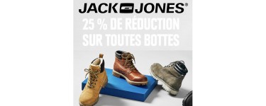 JACK & JONES: 25% de réduction sur toutes les bottes