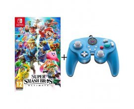 Cdiscount: Jeu Super Smash Bros Ultimate + Manette filaire PDP Super Smash Bros : Zelda pour Switch à 69,99€