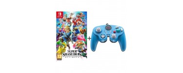 Cdiscount: Jeu Super Smash Bros Ultimate + Manette filaire PDP Super Smash Bros : Zelda pour Switch à 69,99€