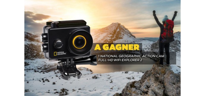 Voyage: 1 caméra National Geographic Action Cam Full-HD Wifi Explorer à gagner 