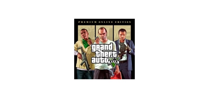 Playstation Store: Jeu PS4 - GTA V : Edition premium Online à 14,99€