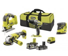 Leroy Merlin: Kit 4 outils sans fil RYOBI : Perceuse, Scie sauteuse, Meuleuse et Ponceuse à 269€