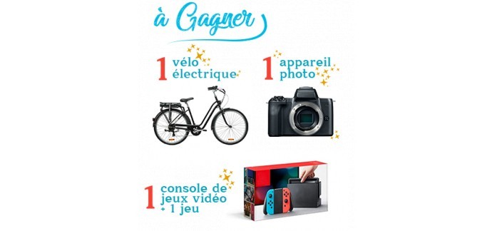 NordNet: Un vélo électrique, un appareil photo, une console de jeux Nitendo Switch à gagner 